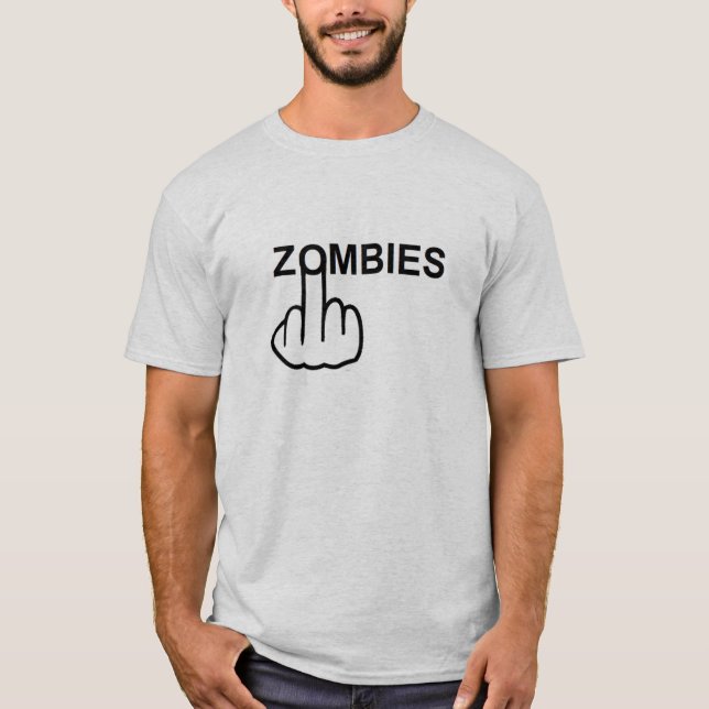 Camiseta que los zombies se vuelcan (Anverso)