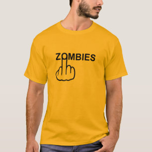 Camiseta que los zombies se vuelcan
