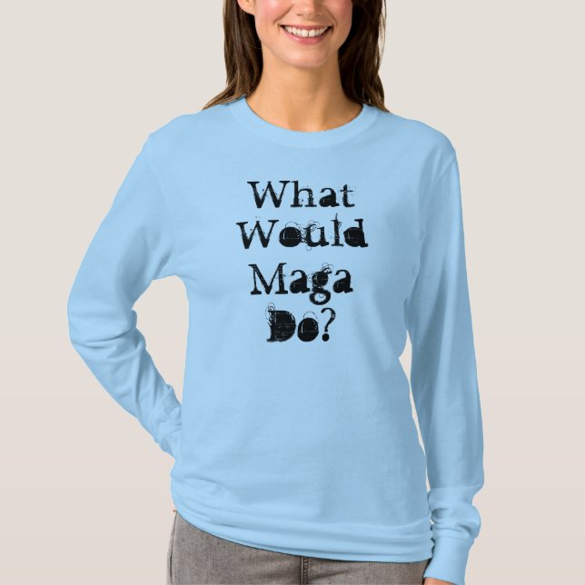 Camiseta ¿Qué Maga haría? (Anverso)