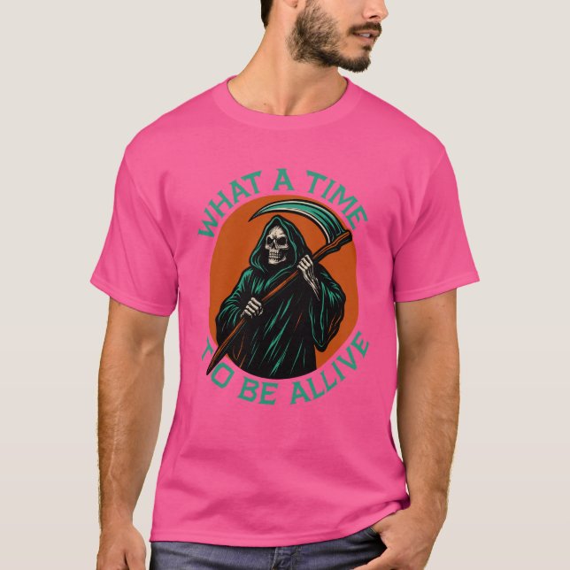 Camiseta Qué momento para vivir (Anverso)