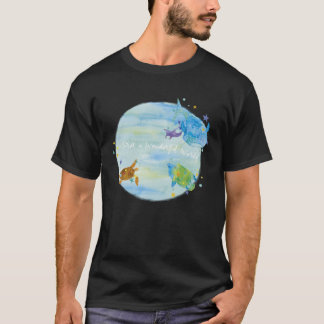 Camiseta Qué mundo maravilloso