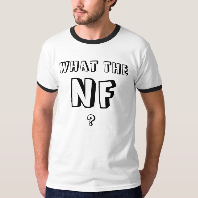 CAMISETA ¿QUÉ, N-F? (Anverso)