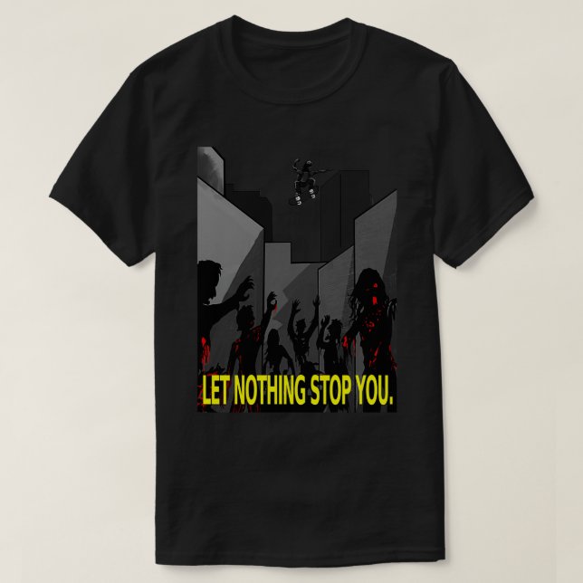 Camiseta Que nada te detenga (Diseño del anverso)
