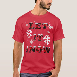 Camiseta Que Nieva El Búfalo Tocado Fantasma Roja Merry Chr
