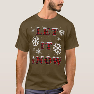 Camiseta Que Nieva El Búfalo Tocado Fantasma Roja Merry Chr
