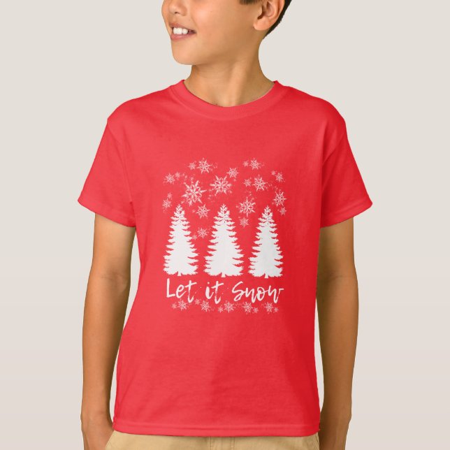Camiseta Que nieve (Anverso)