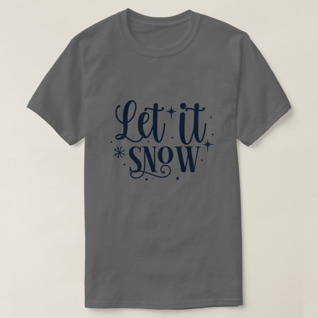 Camiseta Que nieve01 (Diseño del anverso)