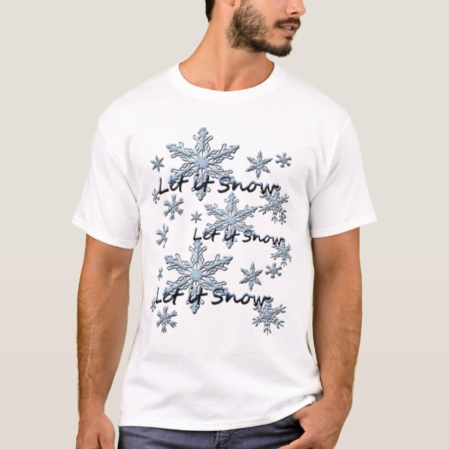 Camiseta Que nieve blanca (Anverso)