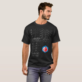 Camiseta Qué nosotros letras y música articuladas