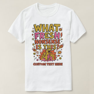 Camiseta Qué nueva tontería es este dinosaurio