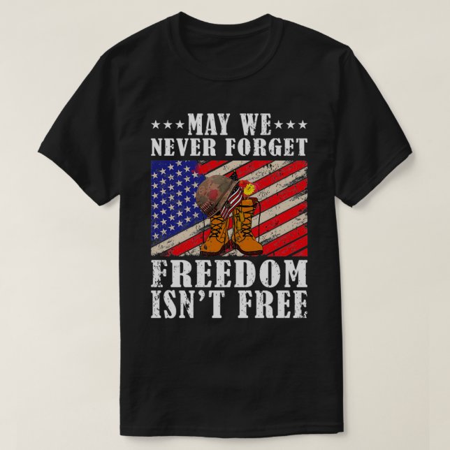 Camiseta Que nunca olvidemos que la libertad no es el Día d (Diseño del anverso)