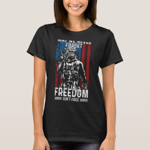 Camiseta Que nunca olvidemos que la libertad no es la bande