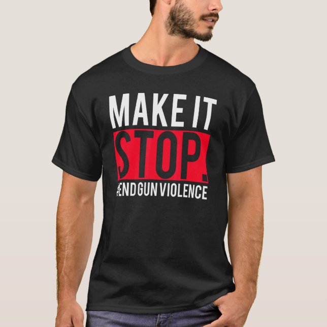 Camiseta Que pare el uso del día de la violencia de género (Anverso)