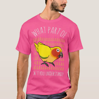 Camiseta Qué parte de AAAAA donx27t entiende Sun conu