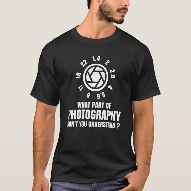 Camiseta Qué Parte De La Fotografía (Anverso)