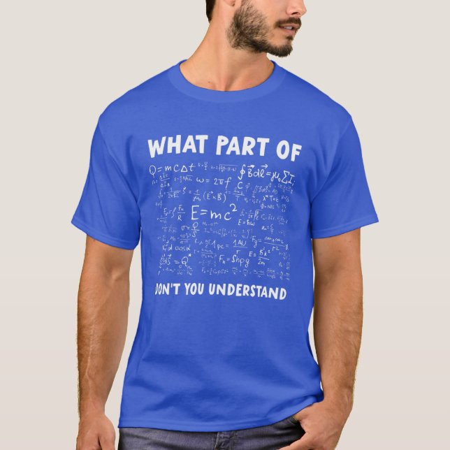Camiseta Qué parte de no entiendes el Chiste de matemáticas (Anverso)