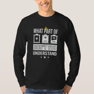Camiseta ¿Qué Parte De No Entiendes Estudiante De Ingenierí