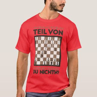 Camiseta ¿Qué parte entiende el ajedrez de Chiste?