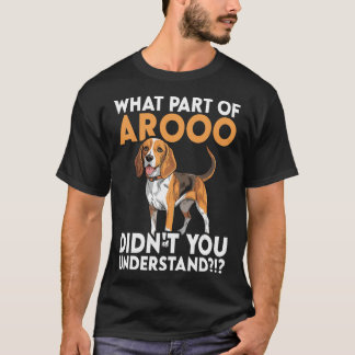 Camiseta ¿Qué Parte No Entendió - Amante del Perro Beagle