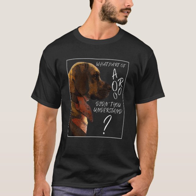 Camiseta ¿Qué parte no entendiste del Mascota Dueño Beagle? (Anverso)