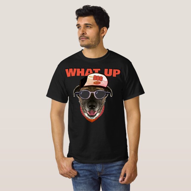 Camiseta Qué pasa con el perro (Anverso completo)