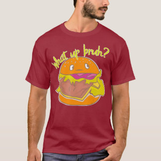 Camiseta Qué pasa con los alimentos basura chatarra de hamb