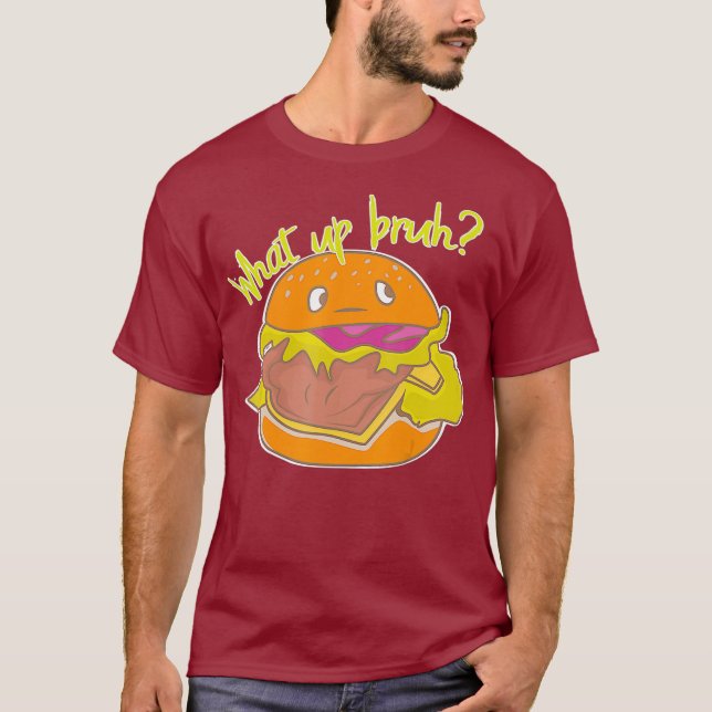 Camiseta Qué pasa con los alimentos basura chatarra de hamb (Anverso)