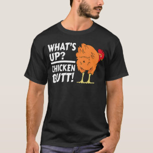 Camiseta ¡Qué pasa culo de pollo! - Chiste divertido de pol