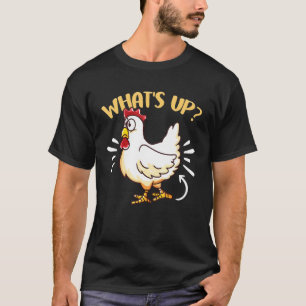 Camiseta Que Pasa Culo de Pollo Chistes de Pollo