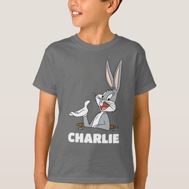 Camiseta ¿QUÉ PASA DOC?™ BUGS BUNNY™ Rabbit Hole (Anverso)