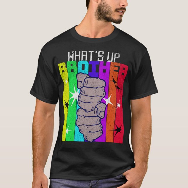 Camiseta ¿Qué Pasa Hermano Streamer (Anverso)