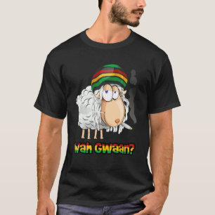 Camiseta Qué pasa Patois Jamaica Oveja Jerga Jamaicana
