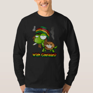 Camiseta Qué pasa Patois Jamaica Tortuga Jerga Jamaicana
