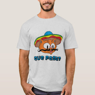 Camiseta Que pasa señor Gato™ Personalizado bigote gato