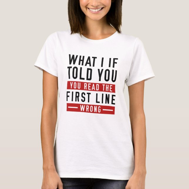 Camiseta Qué pasa si te digo (Anverso)