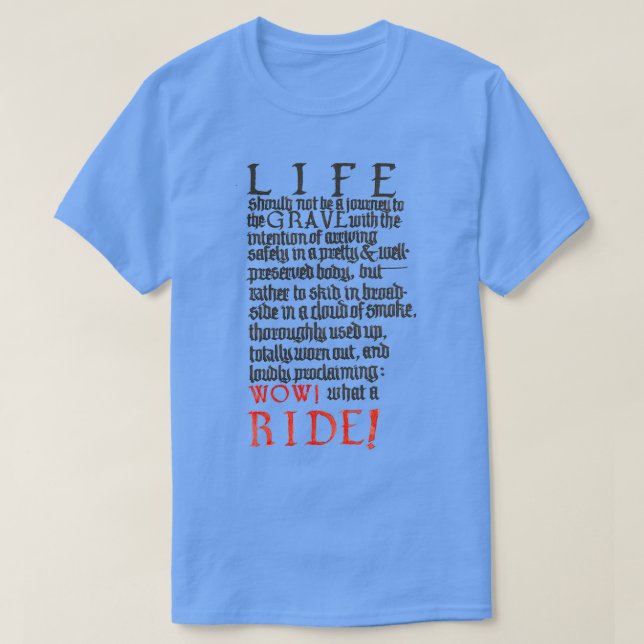 Camiseta Qué paseo (Diseño del anverso)