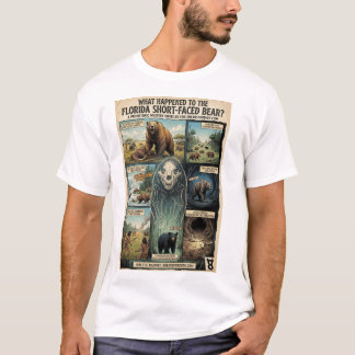 Camiseta ¿Qué pasó con el oso gigante de cara corta de Flor
