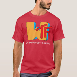 Camiseta ¿Qué pasó con la música? Arruinada Es divertido Mú