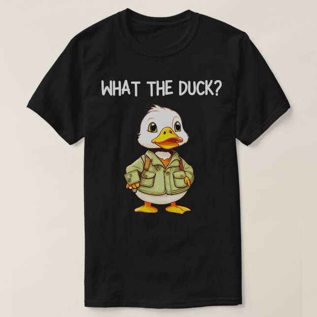 Camiseta qué pato (Diseño del anverso)