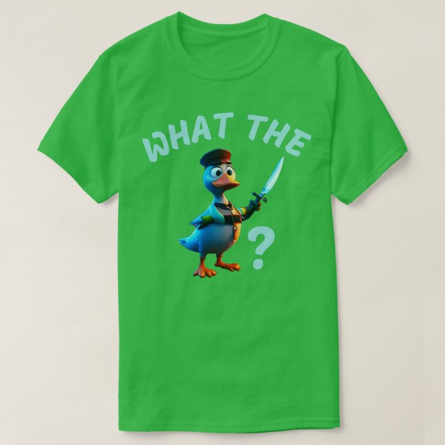 Camiseta qué pato 1 (Diseño del anverso)
