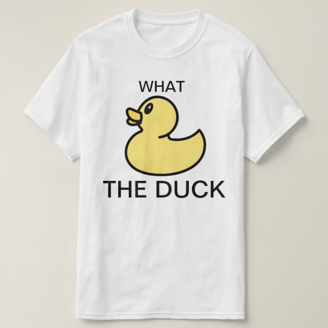 CAMISETA ¿QUÉ PATO ES ESTO? (Diseño del anverso)
