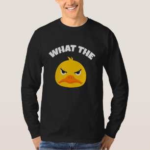 Camiseta Qué Pato Pato Mañana Gruñón Café Goma Dos