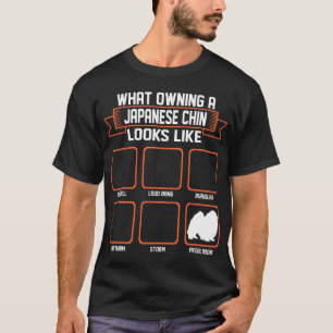 Camiseta Qué perro poseido de Chin del japonés parece