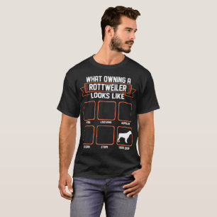 Camiseta Qué perro poseido de Rottweiler parece la camiset