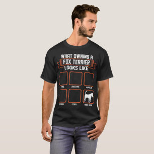Camiseta Qué perro poseido del fox terrier parece Tshir