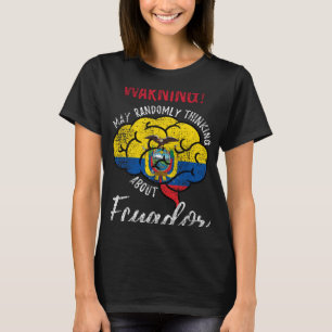Camiseta Que piensen al azar sobre el roo ecuatoriano en Ec