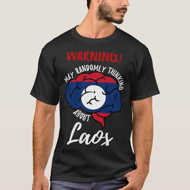 Camiseta Que piensen al azar sobre las raíces de Laos Laos (Anverso)