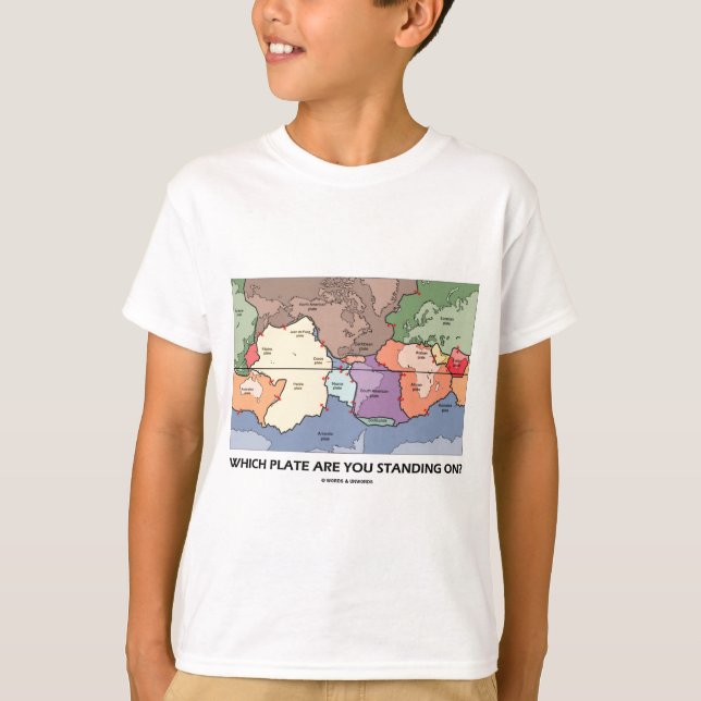 Camiseta ¿Qué placa usted se está colocando encendido? (Anverso)