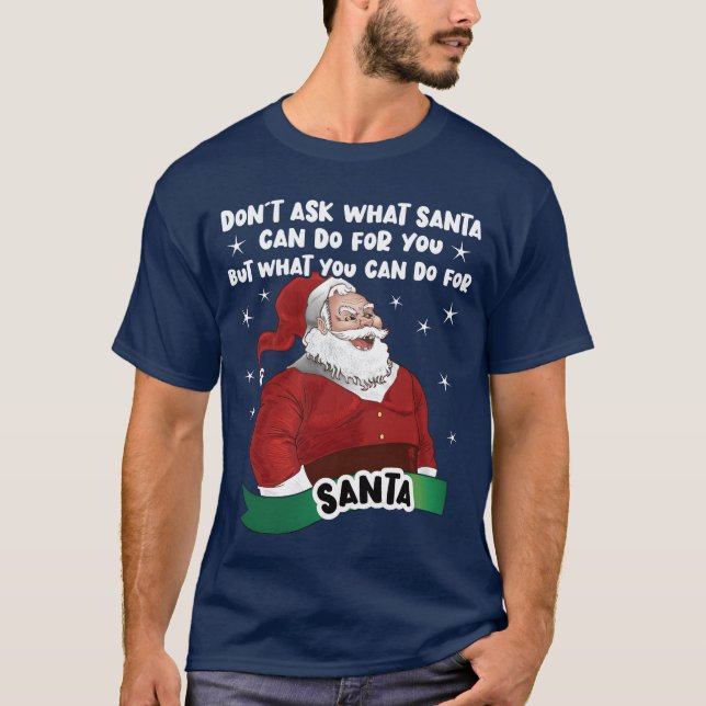 Camiseta Qué puede hacer Santa chica Sucio (Anverso)