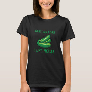 Camiseta Qué puedo decir Pepino en vinagre Eneldo Comida ve